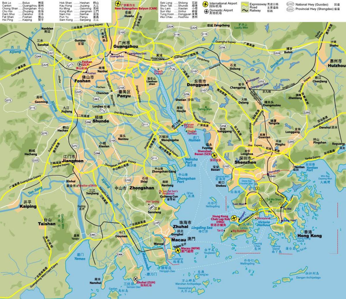 road map-Hong Kong