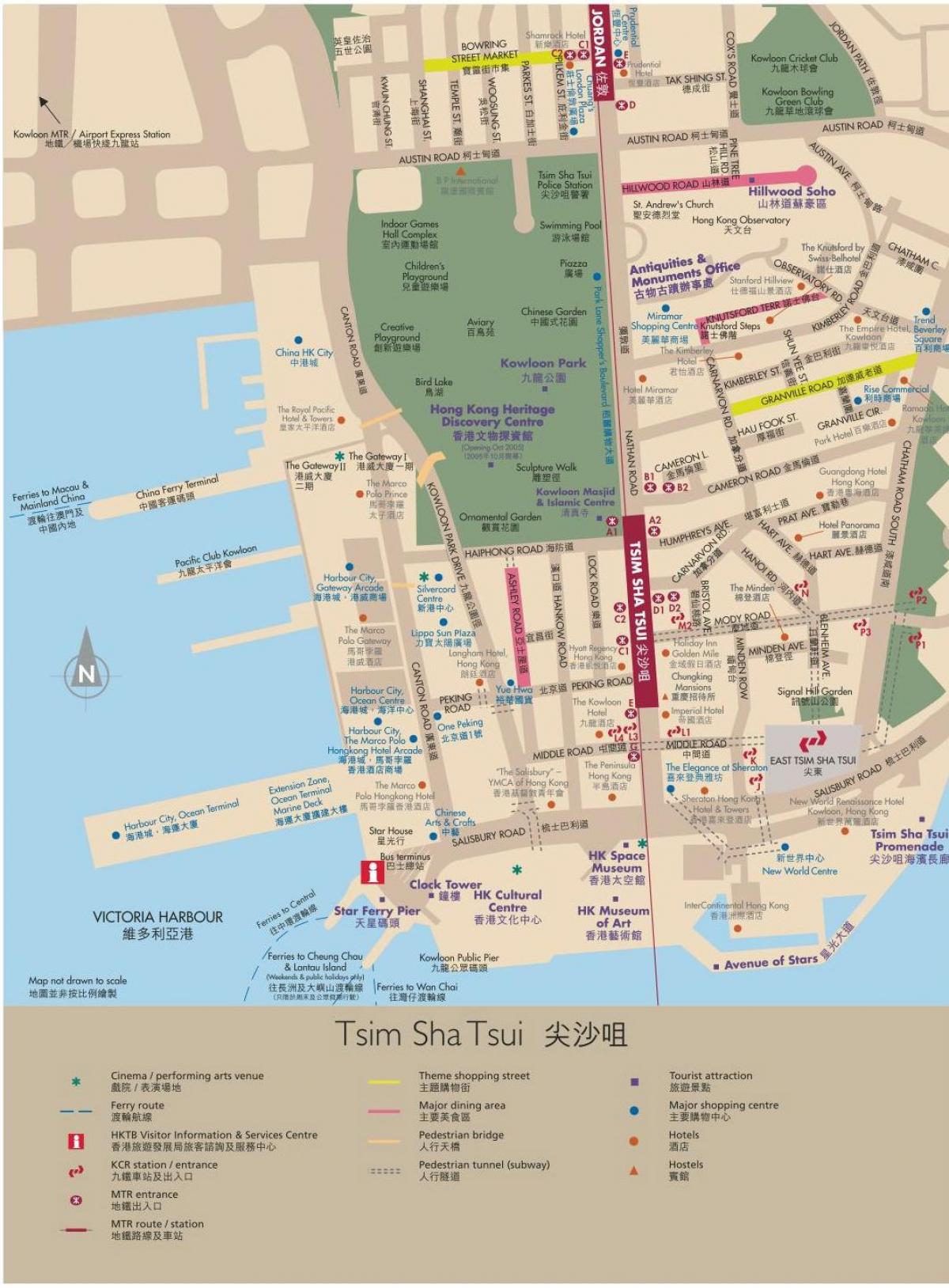 Hong Kong Kowloon kartta