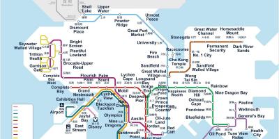 Hongkong metrokartta