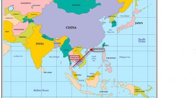 Hong Kong kartta-aasiassa