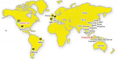 Hong Kong on maailman kartta