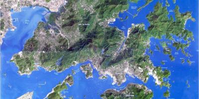 Satelliitti kartta Hong Kong