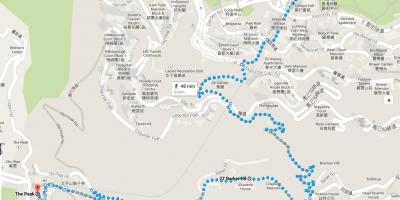 Hong Kong retkeilyreitit kartta