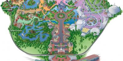 Disneyland Hongkong kartta