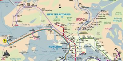 Kowloon tongin MTR-asemalta kartta